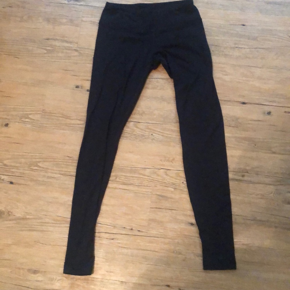 Black lululemon wunderunder full length pants